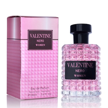 URBAN COLLECTION Valentine for Women Eau De Parfum - Amber Floral Jasmine, Bourbon Vanilla &amp; Woods Oriental-Floral Fragrance with a Modern Twist Elegant 100ml Bottle Packed in Paper Box