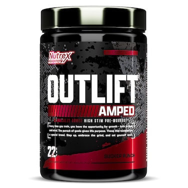 Nutrex Research Outlift Amped, Sucker Punch, 22