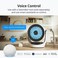 SwitchBot Smart Air Circulator Fan, Portable Battery Circulation Fan for Indoor/Outdoor Use, 24db Ultra Quiet, 9 Speeds Strong Airflow, 9H Timer, Compatible with Alexa When Paired Hub