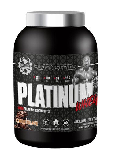 Dexter Jackson Black Series Platinum Whey - Ultra Premium Strength Whey &amp; Isolate Protein - Chocolate, 2lbs