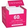 60 Ct Disposable Face Towels XXL, Face Towelettes for Makeup and Clean, Super Soft and Thick Dry Wipes, USDA Certified 100% Biobased, Rose