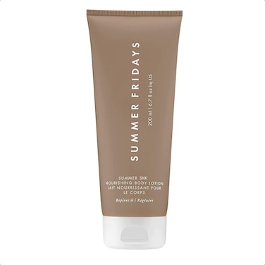 Summer FridaysSummer Silk Nourishing Body Lotion - Hydrating Body Lotion with Hyaluronic Acid, Shea Butter, Grapeseed Oil, and Cocoa Butter - Non-Greasy Body Lotion for Everyday Use (6.7 Fl Oz)