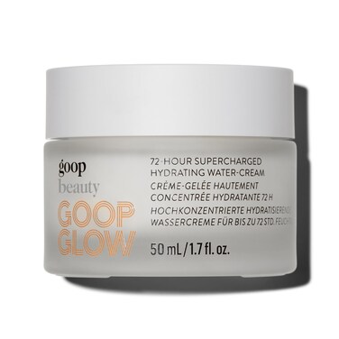 goop Beauty 72-Hour Hydrating Water Cream, Matte Moisturizer for All Skin Types, Niacinamide &amp; Fermented Astragalus Root, Hydrating Face Cream to Plump, Firm, &amp; Reduce the Look of Pores, 1.7 fl oz