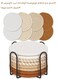 Life 8 Pcs Drink Coasters with Holder, Boho Minimalist Cotton Woven Coasters Set for Drinks Absorbent Coffee Table Home Decor Bar Tabletop Protection, Suitable for Kinds of Cups 4.3 Inch