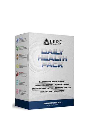 All-in-One Daily Health Pack Complete Micronutrient, Omega-3, Probiotic &amp; Greens Support for Energy, Immunity &amp; Gut Health  30 Packets