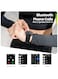 Pop 3s Ultra-large 1.96" HD AMOLED Display,Fashionable Curved &amp; Metallic Design With Bluetooth Phone Calls Black