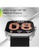 Pop 3s Ultra-large 1.96" HD AMOLED Display,Fashionable Curved &amp; Metallic Design With Bluetooth Phone Calls Black