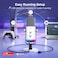 FIFINE XLR/USB Gaming Microphone for Streaming Podcasting, PC Computer RGB Mic, with Gain Knob, Mute Button, Monitoring Jack, Gamer Mic for Recording Video Creation-AmpliGame AM8 White