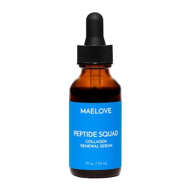 MAELOVEPeptide Squad Collagen Renewal Serum, Anti-Aging Serum for Face with Copper Peptides, Argireline, and Matrixyl 3000, Hydrating Peptide Serum for Wrinkles, Fine Lines, and Skin Elasticity