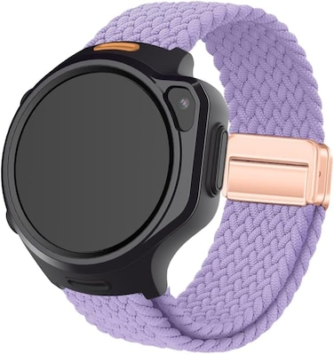 MyFirst Watch Knit Strap For Fone S3/S3+/S3C/S4/R2-20Mm, Adjustable, Quick Release Mechanism Replacement Strap, Made From Fabric, Flexible, Comfortable All-Day Wear, Lilac Purple