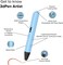myFirst 3dPen Artist 3D Printing Pen for Kids &amp; Teens &ndash; Adjustable Temperature, OLED Display, Biodegradable PLA Filament Included (6 Colors), Safe Creative Tool for Art, STEM &amp; DIY Projects - Blue