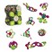 Clixo Tiny &amp; Mighty Dino Pack - 9 Piece