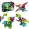 Clixo Dino Discovery Pack - 22 Piece Magnetic Building Set
