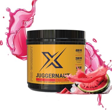 Infinite Labs Juggernaut X Pre-Workout Supplement (Watermelon) - Boosts Strength, Focus &amp; Energy - L-Citrulline, Beta-Alanine, Creatine, Enhanced Vasodrive For Blood Pressure Support - 30 Servings
