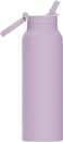 Ringo Pro Water Bottle With Sip Straw Lid, Stainless Steel Hydration Bottle With Integrated Magnetic Phone Mount, 12Hrs Hot/24Hrs Cold, Bpa-Free, Works With Phones &amp; Tablets - Lilac 24Oz / 710ml