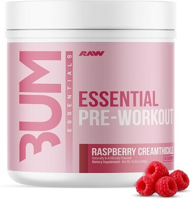 RAW Essential Pre-Workout - Raspberry Creamthickle (14.39oz. / 30 Servings)