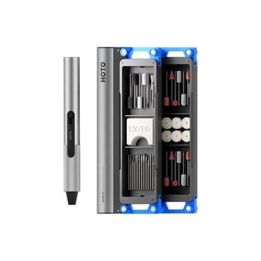 HOTO SNAPBLOQ R-A04 Electric Mini Rotary Tool Kit   38-Piece Accessory Set