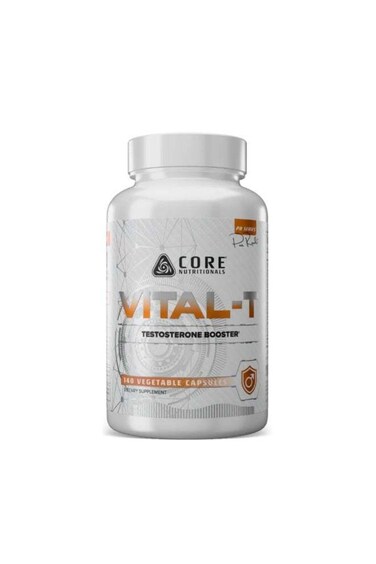 Vital-T Premium Natural Testosterone Booster for Men, Supports Testosterone, Hormone Balance, Libido, Energy &amp; Vitality - 140 Capsules