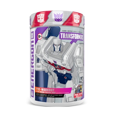 Core Nutritionals PRE WORKOUT TRANSFORMERS&reg; ENERGON (Pre Workout) Blood Orange Passionfruit (Megatron)