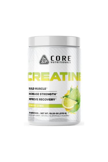 Creatine Monohydrate  Micronized Creatine Powder for Strength, Muscle Growth, Power &amp; Performance, Supports ATP Energy, Endurance &amp; Recovery - Lemon Lime