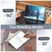 ZOOMEE Case for Samsung Galaxy Tab S10 Ultra/Tab S9 Ultra 14.6-Inch, Translucent Back Tri-Fold Stand Protective Tablet Cover, Support S Pen Charging, Auto Wake/Sleep