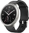 Amazfit Active 2 Round Smart Watch, 10 Day Battery, Fitness Tracker, Sleep Monitor, GPS Maps, 160+ Sport Modes, 5 ATM Water Resistant, Sapphire Glass, Black Leather- International Version