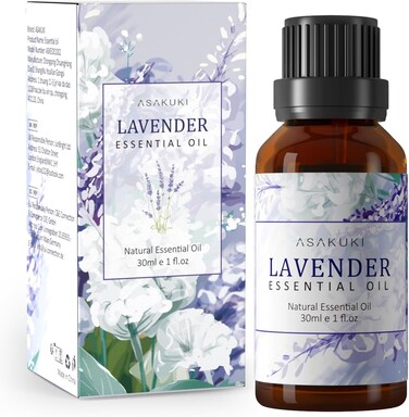 Lavender Essential Oils 30ml, Lavender Oil 100% Natural Therapeutic Grade, Aromatherapy Oil Lavender for Better Sleep, Health Care, Relaxation, Ideal for Humidifier, Diffuser &amp; Wellness

