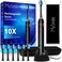 MySmile Electric Toothbrush for Adults, Rechargeable Sonic Electronic Toothbrush with 6 Brush Heads and Travel Case, 2 Mins 5 Modes Smart Timer,