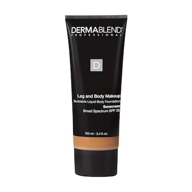 Dermablend Leg And Body Makeup Foundation With SPF 25, 40W Medium Golden, 3.4 Fl. Oz.