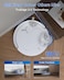 ECOVACS DEEBOT T50 PRO Omni Robot Vacuum and Mop, 3.19&rdquo; Ultra-Slim, 15,000Pa Suction, ZeroTangle 2.0, TruEdge Edge Cleaning, AIVI 3D Obstacle Avoidance, Auto Mop Wash &amp; Dry, Self-Emptying,White