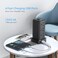 BEPiTECH 5-meter 16-In-1 Power Extension Cord Tower,12 UK-UAE Power Sockets, Desktop Charging Station 2500W, 4 Smart USB Slots Surge Protected Fire Proof, Heavy Duty Lead Strip for Office Supplies
