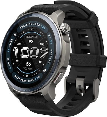 Amazfit Balance 2 Smart Watch 47mm AMOLED Sapphire Glass Display, Offline Maps, Dual Band GPS, 21 Days Battery, 170+ Sport Modes, Hyrox &amp; Golf Mode, Heart Rate &amp; Sleep Tracker, Black- Intl Version