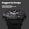 Amazfit T-Rex 3 Pro Outdoor Smart Watch 48mm Sapphire AMOLED Display, Ti Bezel, Dual Band GPS, Offline Maps, 25 Days Battery, Built-in Flashlight, 10 ATM, 180+ Sports Mode for Android &amp; iPhone, Black