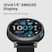 Amazfit Active Max Smart Watch 1.5" AMOLED Display, 25-Day Battery, Offline Maps, GPS, 4GB Storage, 170+ Sport Modes, 5 ATM Water Resistant, Heart Rate &amp; Sleep Fitness Tracker for Android &amp; iPhone