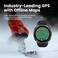 Amazfit T-Rex 3 Pro Outdoor Smart Watch 44mm Sapphire AMOLED Display with Flashlight, Ti Bezel, Dual Band GPS, Offline Maps, 17 Days Battery, 10 ATM, 180+ Sports Mode, Tactical Black- Intl Version