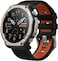 Amazfit T-Rex Ultra 2 Dual Band GPS Outdoor Smartwatch Titanium Body 51mm, 3.8cm, Sapphire AMOLED Display, Flashlight, 30 Days Battery, Offline Maps,180+ Sports Mode for Devices- International Version