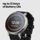 Amazfit Active 3 GPS Running Smart Watch, 1.32" AMOLED Sapphire Display, 12-Day Battery, 4GB Storage, Offline Maps, 170+ Workout Modes, 5 ATM, Heart Rate &amp; Fitness Tracker, Apex Silver- Intl Version