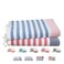 Cloud Scape Linen Turkish Beach Towel Set, 99x180 cm, Super Absorbent Hammam Towels, Strp1