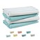 Cloud Scape Linen Extra Large 100% Cotton Cloud Scape Linen Extra Large Herringbone Kitchen Towels - Pack of 4, 18x 28 inches, Aqua