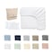 Cloud Scape Linen 600 Thread Count Egyptian Cotton Sheet Set( Super King, White)