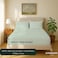 Cloud Scape Linen 600 Thread Count Egyptian Cotton Sheet Set( Queen, Mineral)
