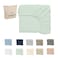Cloud Scape Linen 600 Thread Count Egyptian Cotton Fitted Sheet Set( Single, Mineral)
