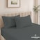 Cloud Scape Linen 600 Thread Count Egyptian Cotton 2 Pillow Cases Set( Standard, Charcoal)