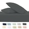 Cloud Scape Linen 600 Thread Count Egyptian Cotton 2 Pillow Cases Set( Standard, Charcoal)