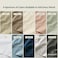 Cloud Scape Linen 600 Thread Count Egyptian Cotton 2 Pillow Cases Set( Standard, Linen)