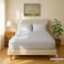 Cloud Scape Linen 600 Thread Count Egyptian Cotton 2 Pillow Cases Set( Standard, Silver)