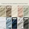 Cloud Scape Linen 600 Thread Count Egyptian Cotton 2 Pillow Cases Set( Standard, Silver)