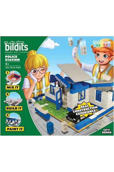 Bildits Police Station Construction Set