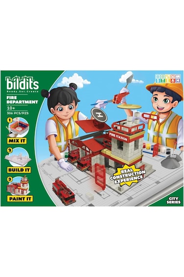 Bildits Fire Station Construction Set
