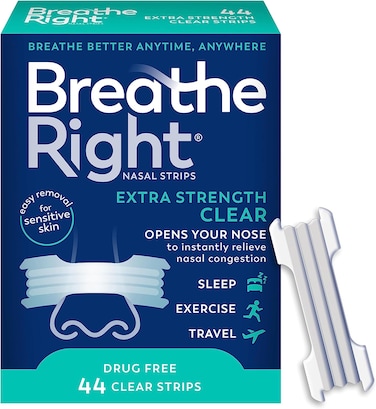 Breathe Right Extra - 44 Clear Strips